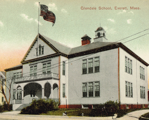 Glendale-School-Everett-Mass Glendale School Everett Mass then