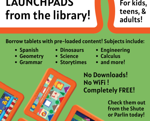 Launchpads Check out Launchpads at the library!